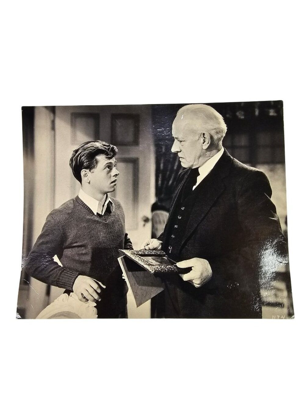 Love Finds Andy Hardy 1972 Freelance Photo #190 Mickey Rooney, Lewis Stone 8x10"